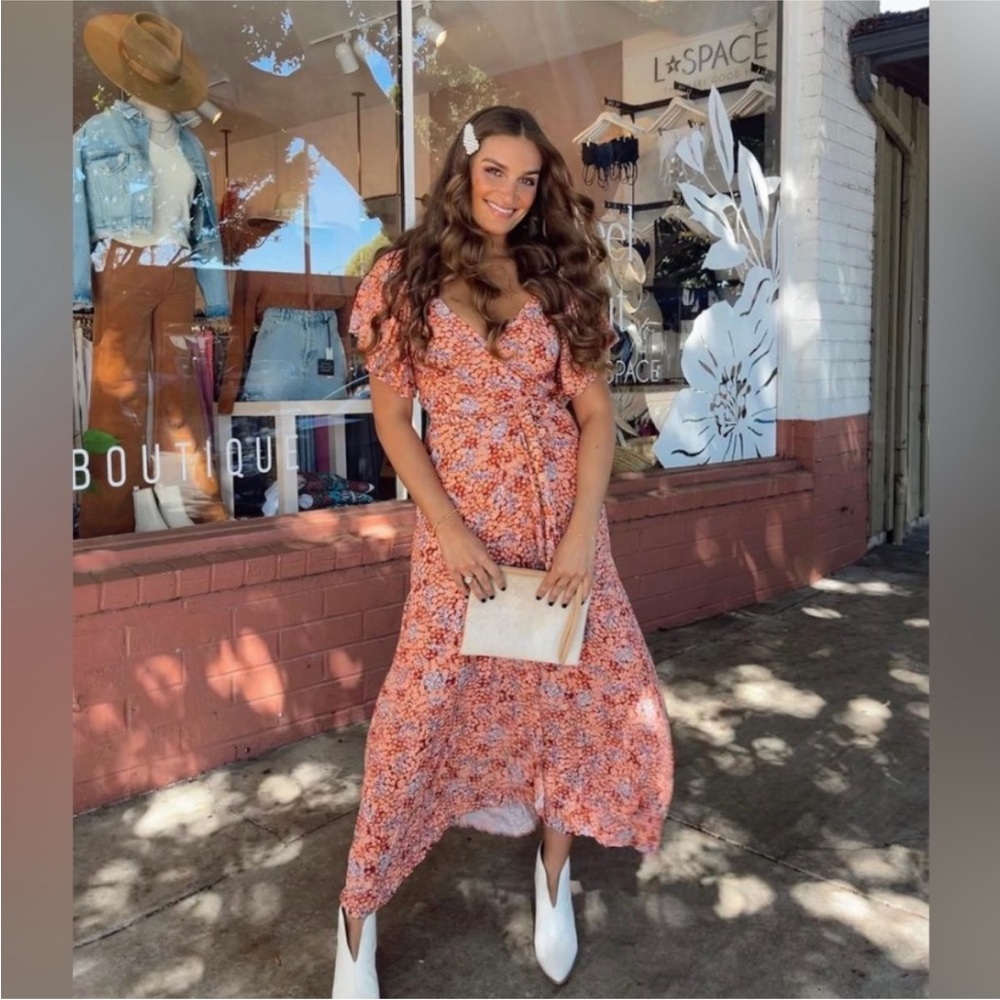 L*Space Floral Panama Maxi Dress Cover Up - Picture 5 of 15